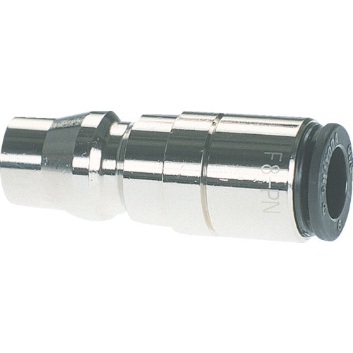 トラスコ中山 チヨダ ファイブ内蔵カップリングストレートプラグ 12mm(ご注文単位1個)【直送品】