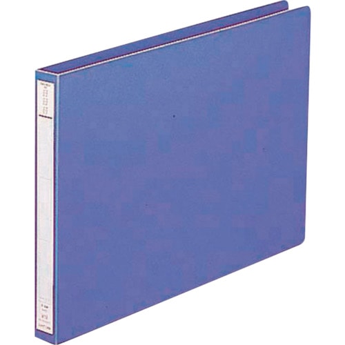 トラスコ中山 リヒト パンチレスファイル<HEAVY DUTY> 藍 A4/E(ご注文単位1冊)【直送品】