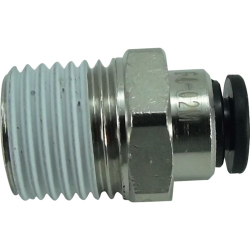 トラスコ中山 チヨダ ファイブメイルコネクタ 4mm・R1/4(ご注文単位1個)【直送品】