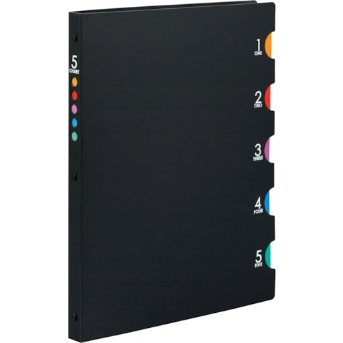 トラスコ中山 マルマン A4 バインダー ファイブチャート(ご注文単位1冊)【直送品】