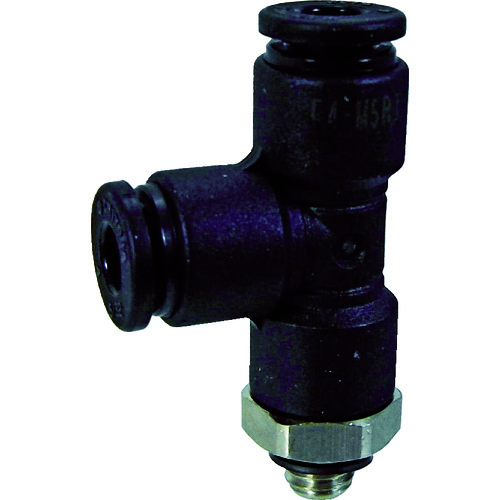 トラスコ中山 チヨダ チューブ継手 ファイブメイルランティ 4mm M5×0.8(ご注文単位1個)【直送品】