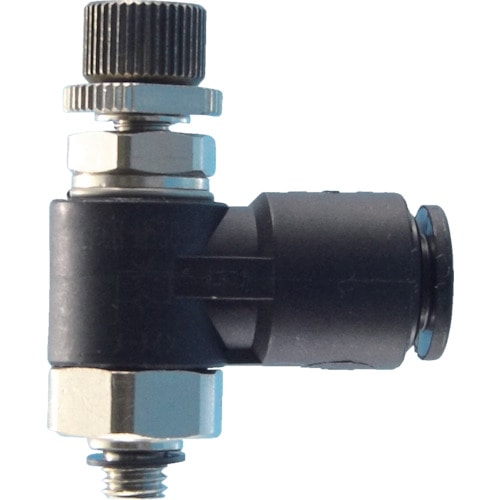トラスコ中山 チヨダ ファイブスピードコントローラα メーターイン 4mm・M5×0.8(ご注文単位1個)【直送品】