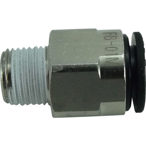 トラスコ中山 チヨダ ファイブメイルコネクタ 8mm・R1/8(ご注文単位1個)【直送品】