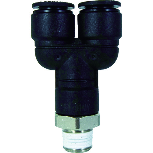トラスコ中山 チヨダ ファイブメイルブランチワイ 8mm・R1/8(ご注文単位1個)【直送品】
