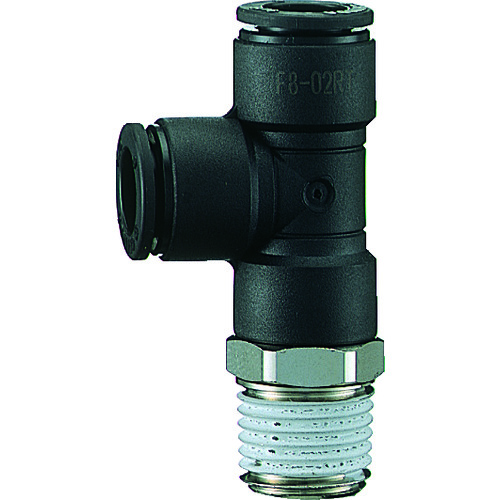 トラスコ中山 チヨダ チューブ継手 ファイブメイルランティ 8mm・R1/4(ご注文単位1個)【直送品】