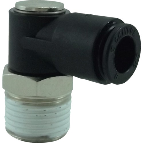 トラスコ中山 チヨダ ファイブシングルバンジョー 8mm・R3/8(ご注文単位1個)【直送品】