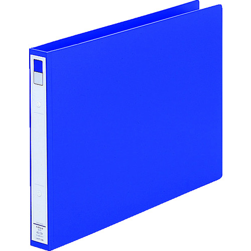 トラスコ中山 リヒト リング式ファイル B4 Eリングファイル(ヨコ型) 青（ご注文単位1冊）【直送品】