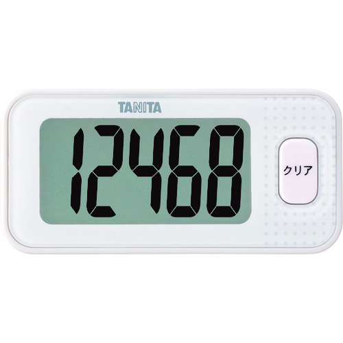 トラスコ中山 TANITA 3Dセンサー搭載歩数計FB740WH(ご注文単位1個)【直送品】