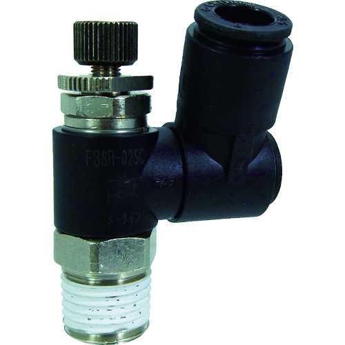 トラスコ中山 チヨダ ファイブスピードコントローラβメーターイン8mm・R1/4(ご注文単位1個)【直送品】
