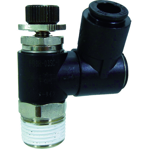 トラスコ中山 チヨダ ファイブスピードコントローラβメーターイン8mm・R3/8(ご注文単位1個)【直送品】