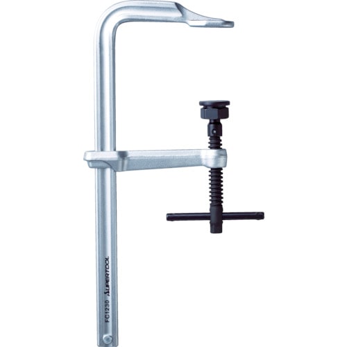 トラスコ中山 スーパー L型クランプ(強力型スタンダードタイプ)フトコロ深さ:120mm クランプ範囲:200mm(ご注文単位1個)【直送品】