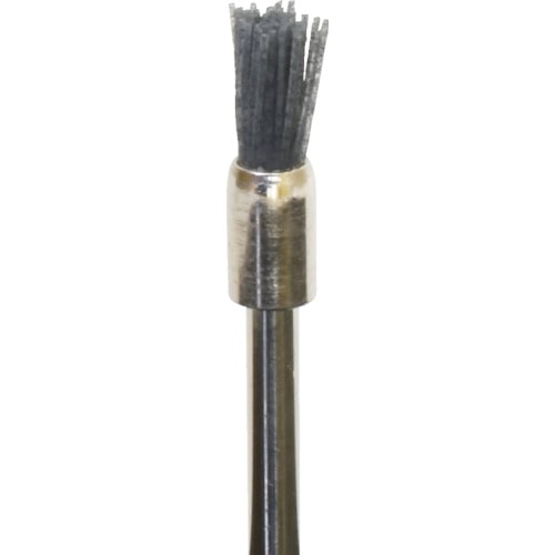 トラスコ中山 ミニモ C砥粒入りナイロンブラシ エンド #180 φ5 (5本入) 499-2431(ご注文単位1パック)【直送品】