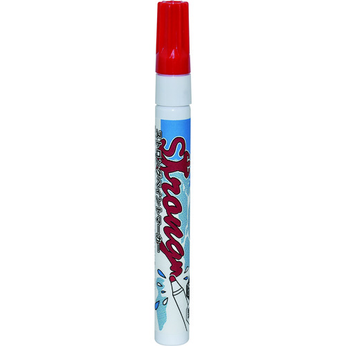 トラスコ中山 フエキ ストロングペイントマーカー 丸芯 2mm 赤 フック(ご注文単位1本)【直送品】