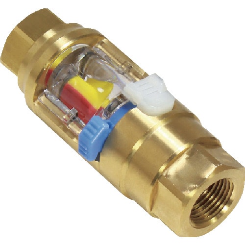 トラスコ中山 日東 フローモニター(レンズ交換タイプ)取付ねじRC3/8(ご注文単位1個)【直送品】