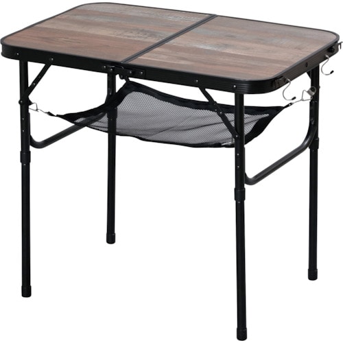 トラスコ中山 IRIS 518888 フォールディングテーブル ブラウン(ご注文単位1台)【直送品】