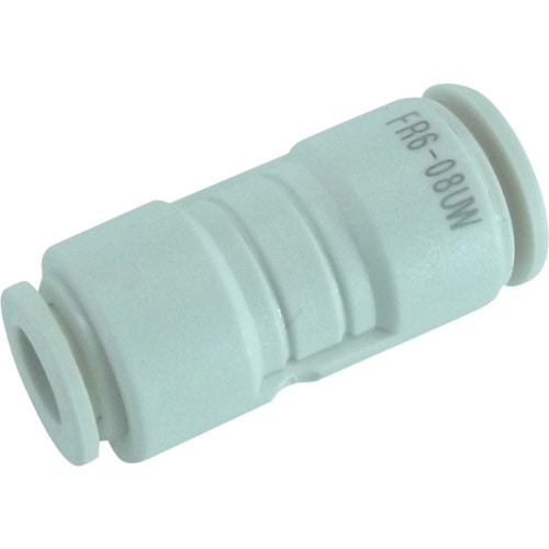トラスコ中山 チヨダ チューブ継手 ファイブ異径ユニオン W(白) 6mm×8mm(ご注文単位1個)【直送品】