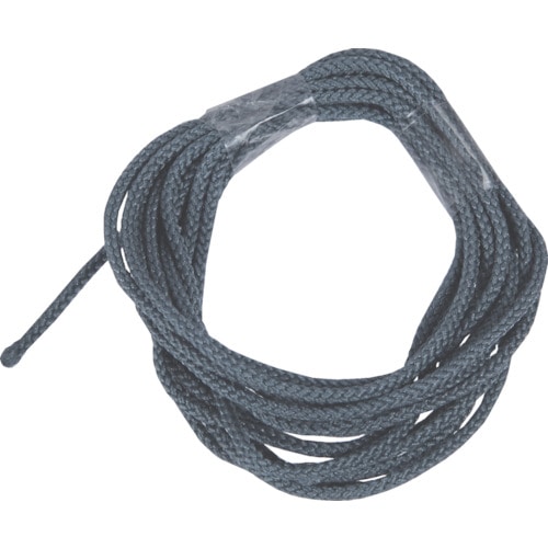 トラスコ中山 TRUSCO ナイロン丸紐 3M グレー(ご注文単位1袋)【直送品】
