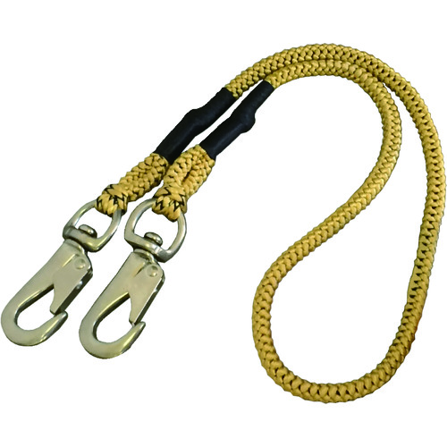 トラスコ中山 フジ矢 布製セーフティーコード(5kgタイプ・金)(ご注文単位1個)【直送品】