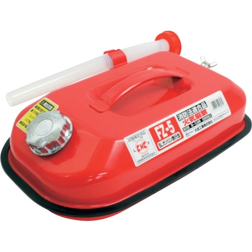トラスコ中山 メルテック ガソリン携行缶5L (ご注文単位1缶)【直送品】