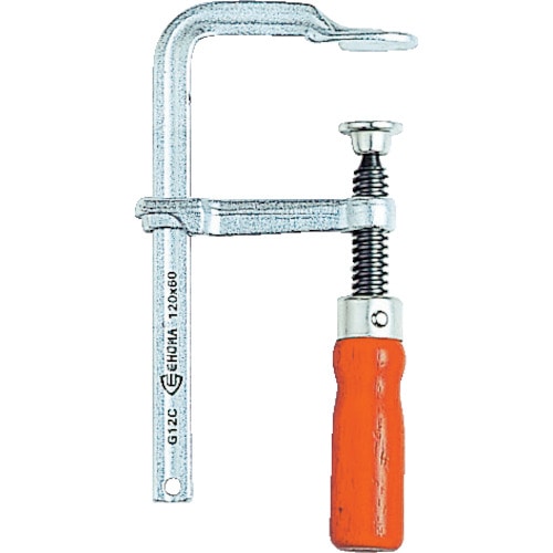 トラスコ中山 TRUSCO エホマクランプ 木ハンドル 最大口開250mmX深さ120mm(ご注文単位1個)【直送品】