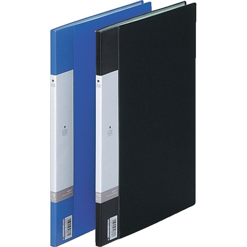 トラスコ中山 リヒト A4/S クリヤーブック(10枚) 黒(ご注文単位1冊)【直送品】