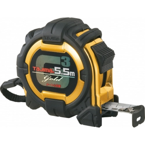 トラスコ中山 タジマ G3ゴールドロックー19 5.5m メートル目盛(ご注文単位1個)【直送品】