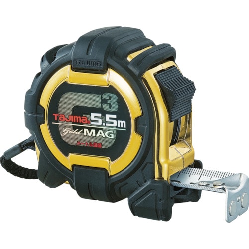 トラスコ中山 タジマ G3ゴールドロック マグ爪ー25 5.5 メートル目盛(ご注文単位1個)【直送品】