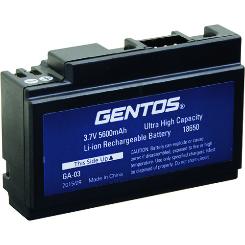 トラスコ中山 GENTOS 専用充電池 GA-03(ご注文単位1個)【直送品】