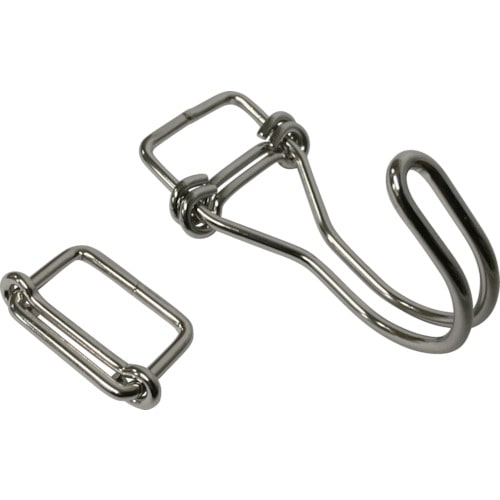 トラスコ中山 ユタカメイク 金具 ゴムロープ金具 20mm用線送り付きフック&線送り(ご注文単位1袋)【直送品】