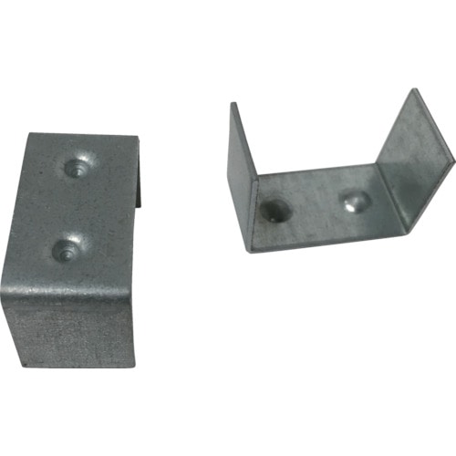 トラスコ中山 ユタカメイク 金具 ゴムロープ金具 30mm用コの字 (1S(PK)=2個入)(ご注文単位1セット)【直送品】