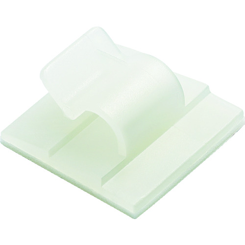 トラスコ中山 SapiSelco ケーブル固定クリップ 粘着タイプ 5mm (100個入)(ご注文単位1袋)【直送品】