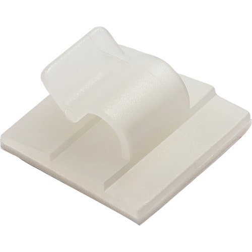 トラスコ中山 SapiSelco ケーブル固定クリップ 粘着タイプ 16mm (100個入)(ご注文単位1袋)【直送品】