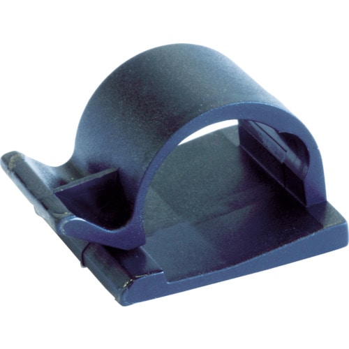 トラスコ中山 SapiSelco ケーブル固定クリップ 粘着タイプ 10mm 黒 (100個)(ご注文単位1袋)【直送品】