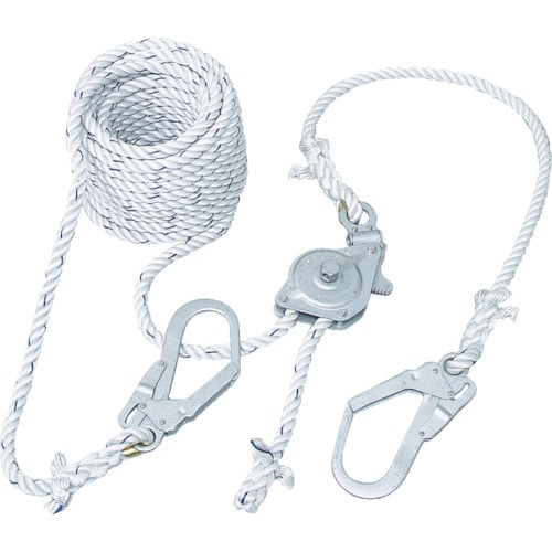 トラスコ中山 ツヨロン 水平移動用器具 GCH-20 緊張器付GCハリップ 20m(ご注文単位1本)【直送品】