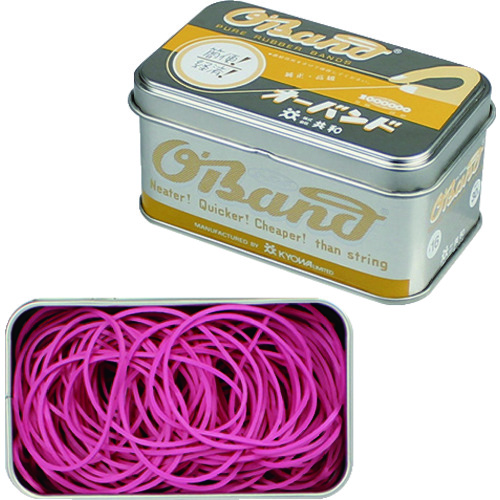 トラスコ中山 オーバンド シルバー缶 30g #16 ピンク(ご注文単位1缶)【直送品】