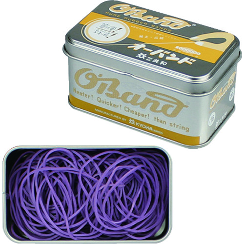 トラスコ中山 オーバンド シルバー缶 30g #16 バイオレット(ご注文単位1缶)【直送品】