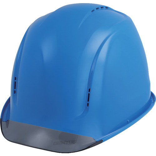 トラスコ中山 GENTOS GRIT ヘッドライト一体化可能ヘルメット 成型内装タイプ 青(ご注文単位1個)【直送品】