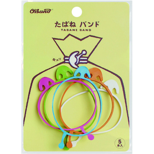 トラスコ中山 オーバンド たばね バンド #18×3 ミックス (5本入)(ご注文単位1袋)【直送品】