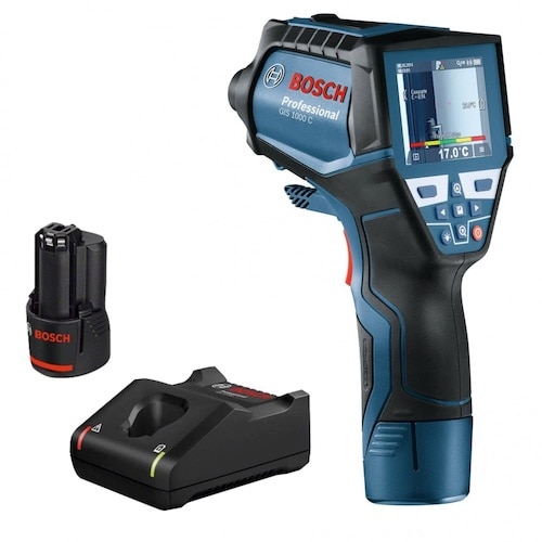 トラスコ中山 ボッシュ 10.8V放射温度計+バッテリー充電器セット(ご注文単位1セット)【直送品】