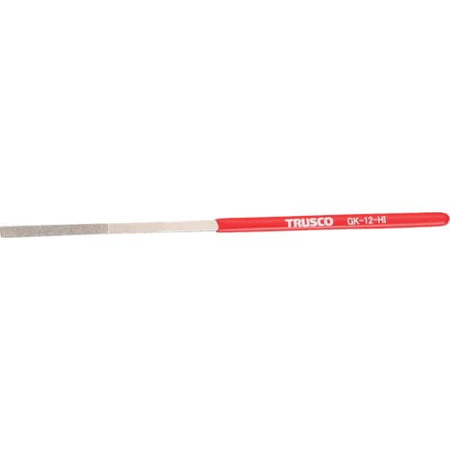 トラスコ中山 TRUSCO ダイヤモンドヤスリ 鉄工用#140 平 1本入 全長170mm(12本組サイズ)（ご注文単位1本）【直送品】