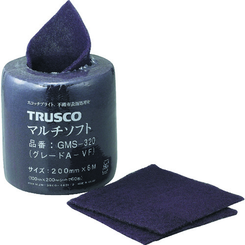 トラスコ中山 TRUSCO マルチソフト #320相当 200mmX6m（ご注文単位1ロール）【直送品】
