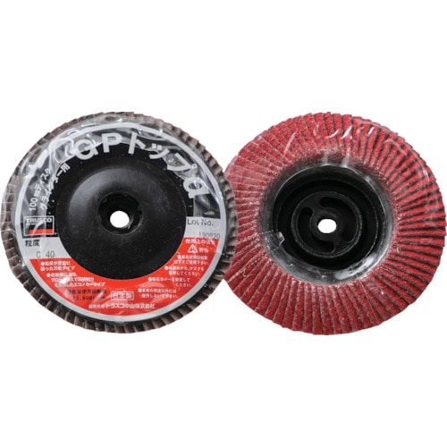 トラスコ中山 TRUSCO GPトップα ねじ込み式 セラミック 100Φ 40#(10枚入)(ご注文単位1箱)【直送品】