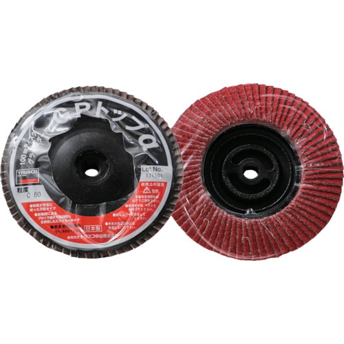 トラスコ中山 TRUSCO GPトップα ねじ込み式 セラミック 100Φ 60#(10枚入)(ご注文単位1箱)【直送品】