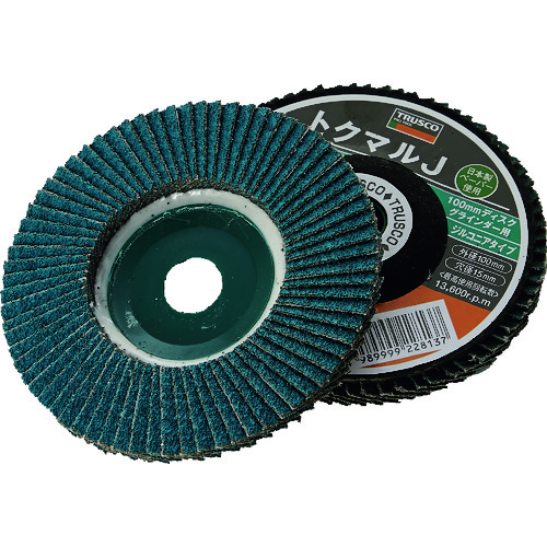 トラスコ中山 TRUSCO トクマルJ ジルコニア Φ100 (10枚入) 60#(ご注文単位1箱)【直送品】