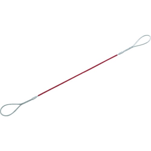 トラスコ中山 TRUSCO Wスリング Aタイプ カラー被覆付 6mmX2.0m（ご注文単位1本）【直送品】