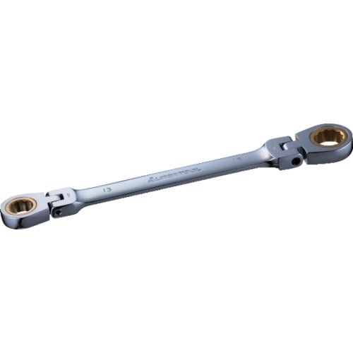 トラスコ中山 スーパー ギアレンチ ダブルフレックスタイプ 六角対辺:12×14 L=212mm(ご注文単位1個)【直送品】