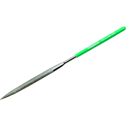 トラスコ中山 TRUSCO ダイヤモンドヤスリ 精密用#400 半丸 1本入 全長140mm(10本組サイズ)（ご注文単位1本）【直送品】