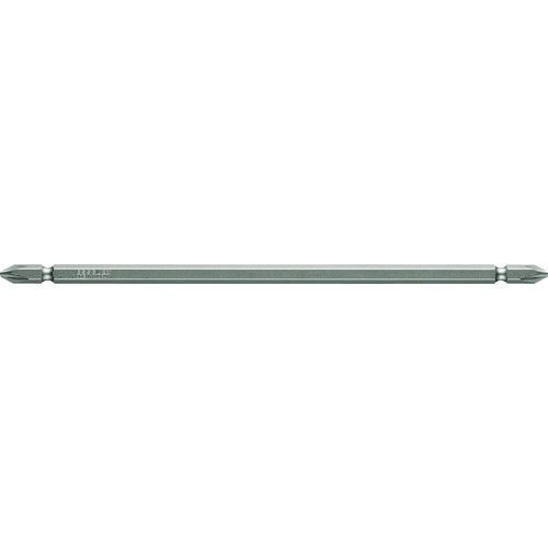 トラスコ中山 ベッセル 剛彩ビット (両頭) ＋2×200mm（ご注文単位1パック）【直送品】