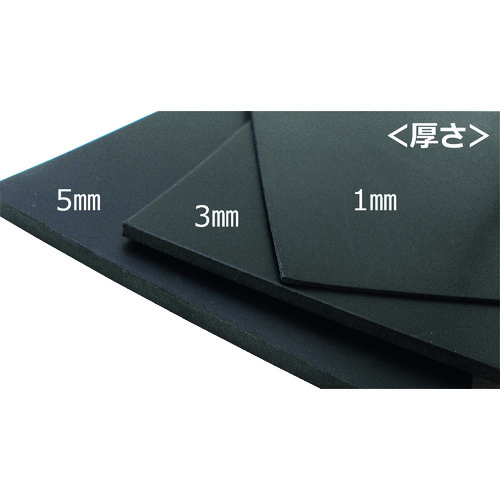 トラスコ中山 WAKI ゴムシート 3x1000x1M(ご注文単位1枚)【直送品】