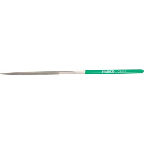 トラスコ中山 TRUSCO ダイヤモンドヤスリ 精密用#170 三角 1本入 全長200mm(5本組サイズ)（ご注文単位1本）【直送品】